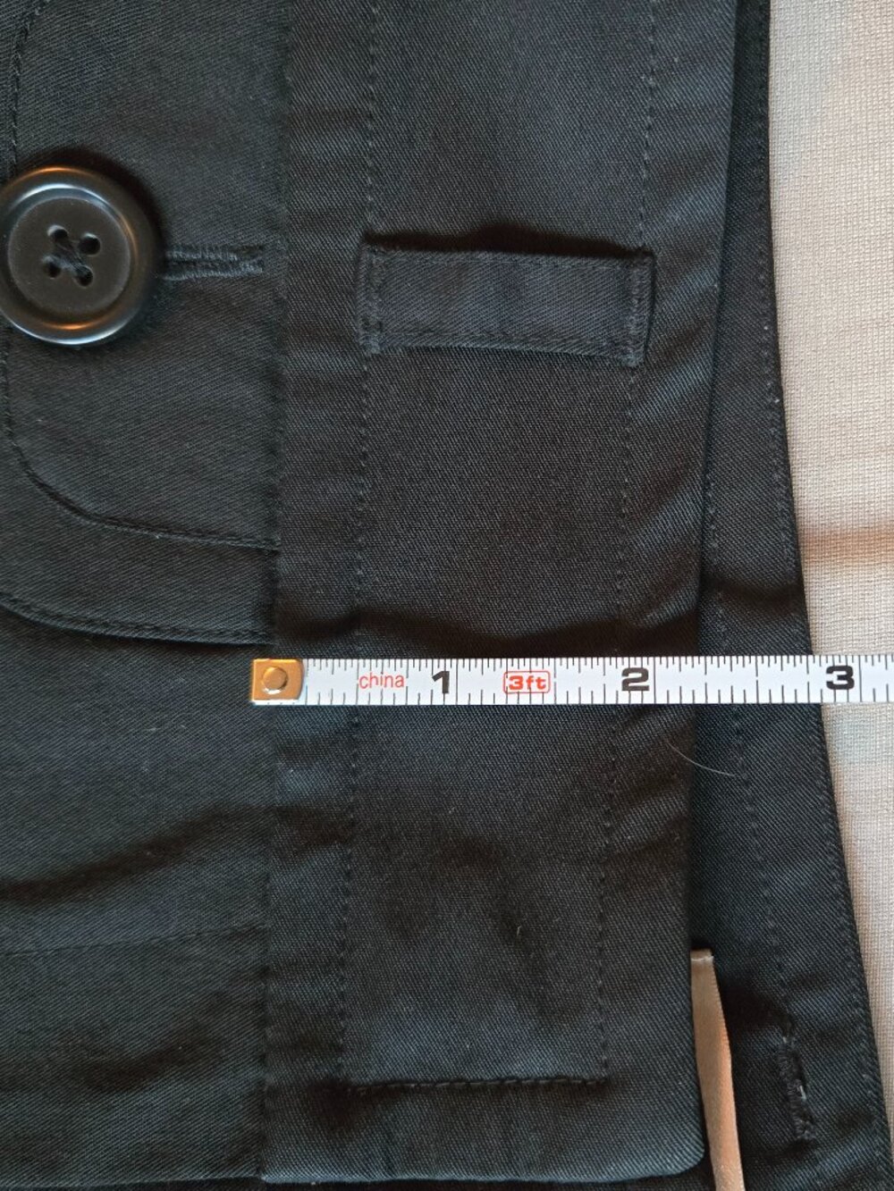 LOFT Marisa Fit Black Button Accented Capri Pants Crop Size 6 Classic - Picture 12 of 14